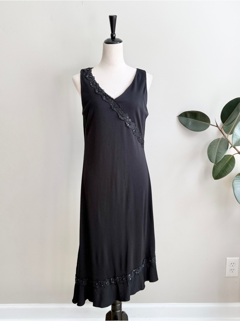 Vintage Donna Ricco Y2K Fairy Grunge Midi Dress Whimsigoth Asymmetrical 14